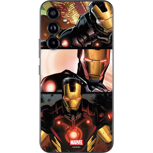 Marvel Iron Man Three Panel Galaxy A54 5G Skin